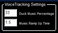 2. VoiceTracking 
Settings