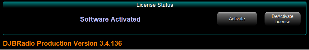 2. License Status and Software Version