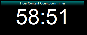 25. Hour Content Countdown Timer