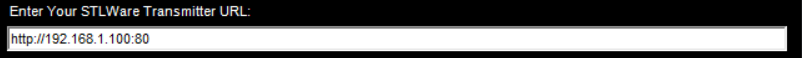 1. Transmitter IP/URL