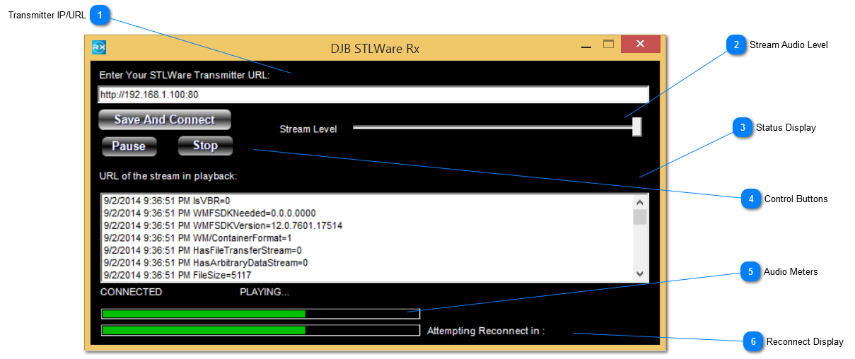 Configure STLWare Rx