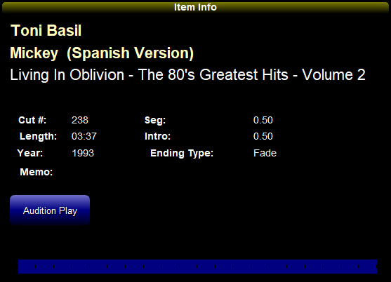 7. Item Info Pane