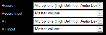 7. Sound Card 
Settings (Inputs)