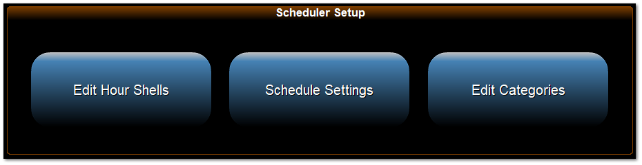 Scheduler Setup Box