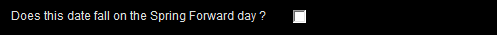 4. Spring Forward?