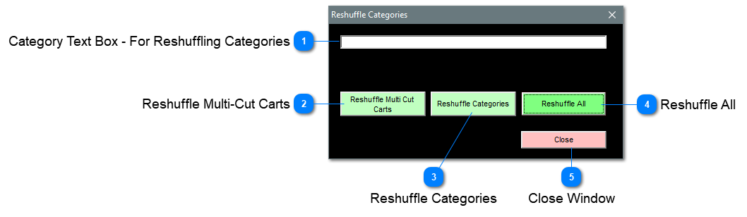 Shuffle Audio Categories