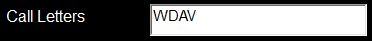 1. Call Letters