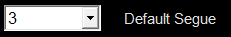 12. Default Segue Time