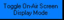 12. Toggle On-Air Screen DisplayMode