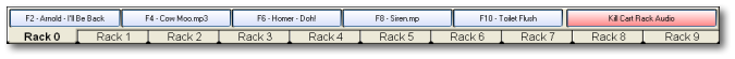 On-Air Screen cart rack