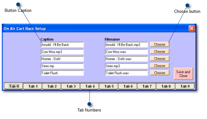 On Air Cart Rack Setup