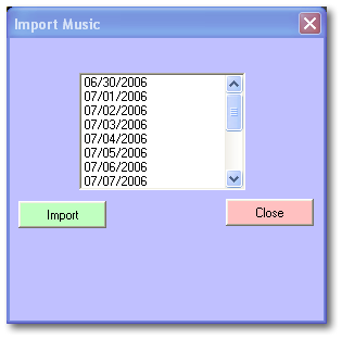 Import Music