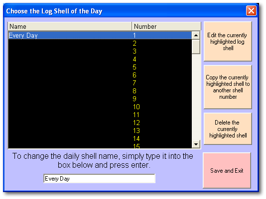 Choose the Log Shell of the Day