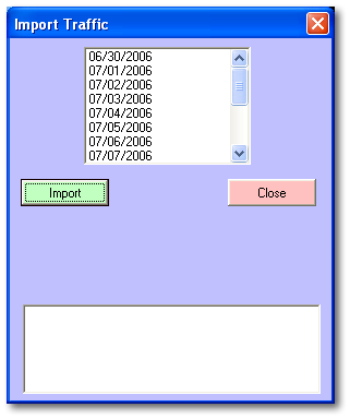 Import Traffic