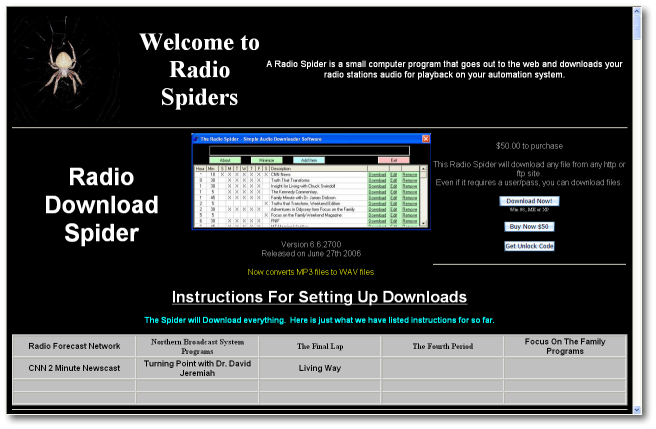 Radio Spiders