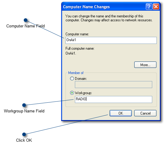 Computer Naming and Workgroup Naming