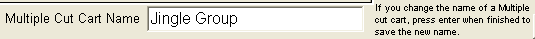 1. Cart Name