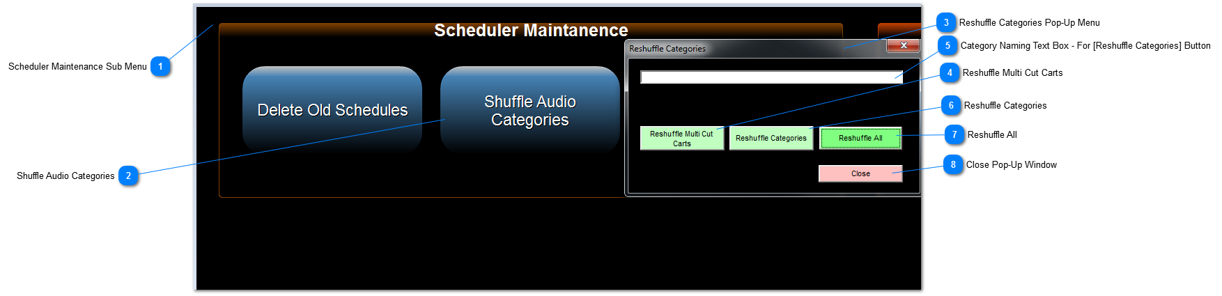 Reshuffle Audio Categories