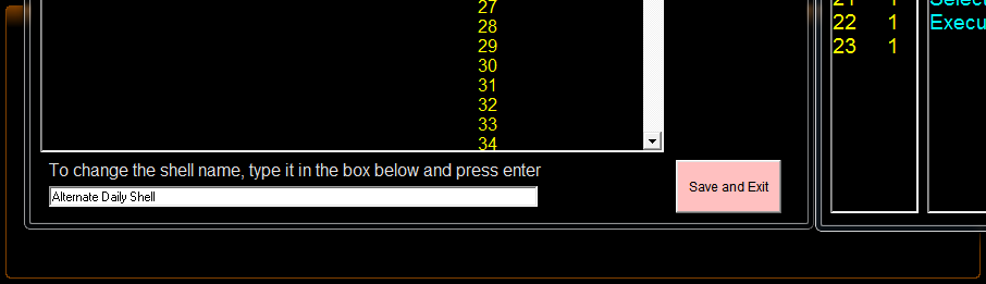 3. Log Shell Name Editor