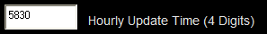 13. Hourly update Time