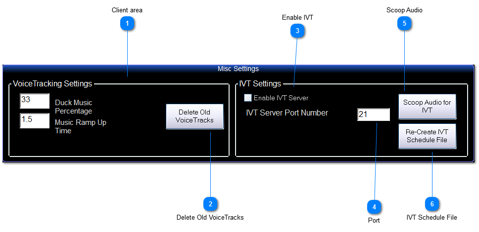 Misc Settings
