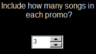1. Number of Songs