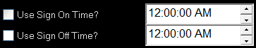 1. Enable Sign On /Off