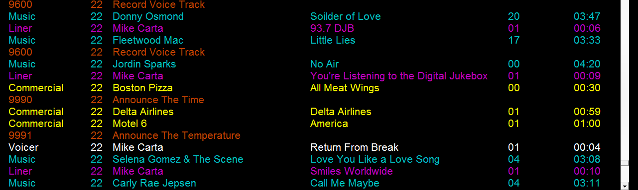18. Upcoming Schedule