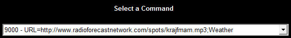 1. Select a Command