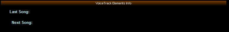 7. VoiceTrack Info