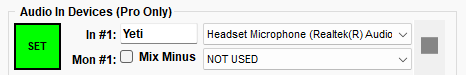 1. SET Color for Mixer Channel Source Button 