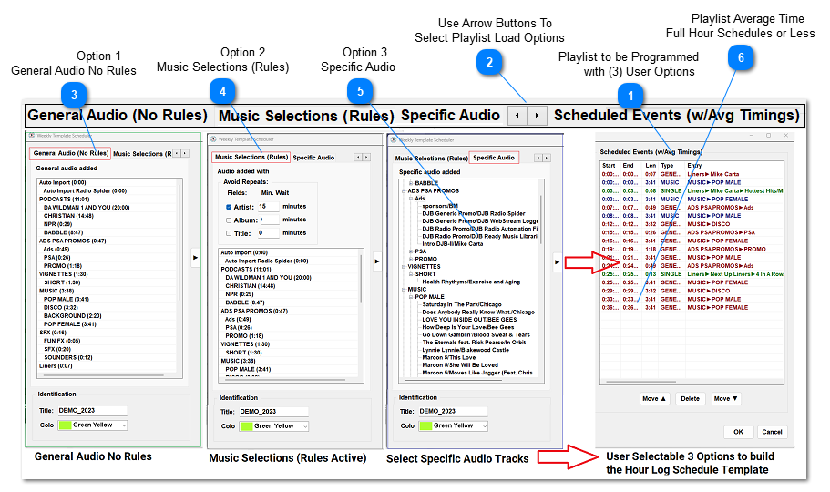 Building An Hour for Weekly Template Scheduler 