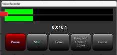 4. Mic Recorder Popup 