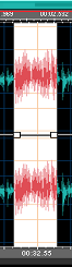2. Back Drag the Left Mouse to Highlight a Section  