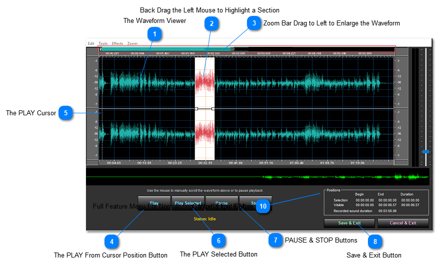 The wavEditor Annotated