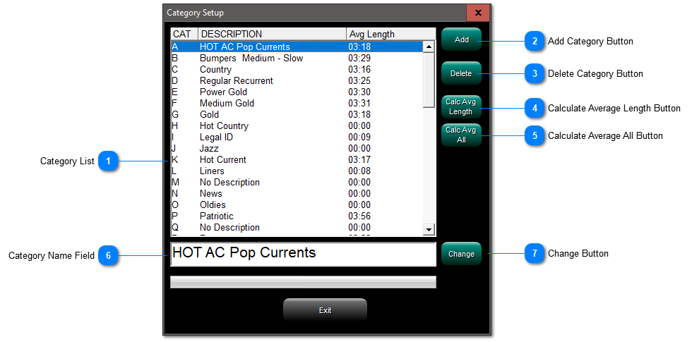 Audio Category Creation & Naming