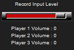 9. Player and Input 
Volume Levels