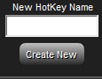 4. New Hot Key 
Page Area